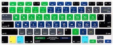 HRH Serato DJ Functional Shortcuts Hotkey Silicone Keyboard Cover Skin for MacBook Air 13,for MacBook Pro13/15/17 (with or w/Out Retina Display, 2015 or Older Version),for iMac Older,USA/European