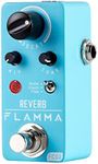 FLAMMA FC02 Mini Reverb Pedal Digital Guitar Pedal with 3 Reverb Effects Church Plate Studio True Bypass