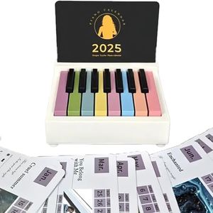 Swift Piano Calendar 2025 with 52 Taylor Sheet Music(White)