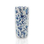 AcaciaHome Durable Ceramic Round Umbrella stand–Perfect Holder for Home, Office, & Entryway - Adds a Sophisticated Touch to Living Spaces for Canes, & Walking Sticks (Blue & White Bird)