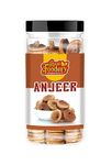 Royal Foodery Premium Dried Anjeer Figs Natural & Nutritious | Dry Anjeer | Afghani Anjir | Healthy Dryfruits | -Jar pack (500gm)