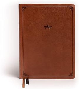 NASB Tony Evans Study Bible, Brown LeatherTouch, Indexed, Black Letter, Study Notes and Commentary, Articles, Videos, Charts, Easy-to-Read Bible Karmnina Type