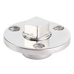 Hlyjoon Oval Drain Plug Stainless Steel Boat 2in Drain Plug Boat Hull Screw Hole Ornament for Marine Boats Yacht Ship