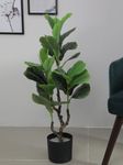 ARICK DECOR 2.9Ft Artificial Fiddle Leaf Fig Plants with Basic Black Pot/Home Decor/Office Decor | Indoor Plant | Durable