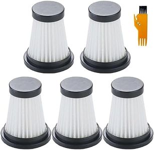 5 Pack HEPA Filters for MOOSOO K12 K12 Pro K13 for Genius Invictus One 1.0 X7 2.0 Handheld Cordless Vacuum Cleaner Replacement Parts