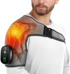 Cordless Shoulder Heating Pad, Heated Shoulder Wrap, Shoulder Massager, Shoulder Brace for Women Men, Heat Pad for Rotator Cuff Frozen Shoulder