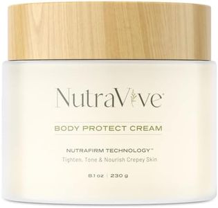 NutraVive Body Protect Cream – Anti-Aging Crepey Skin Moisturizer, 8.1 Oz – Tighten, Tone & Nourish Crepey Skin – Full Body Moisturizing Treatment - Boost Collagen Production & Protect Skin Layers