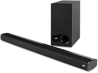 Polk Audio Signa S2 Ultra-Slim Universal TV Sound Bar with Wireless Subwoofer, Bluetooth Enabled Music Streaming, Black