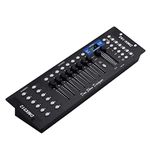 LUV HUB 192 Channels Professional Master 240 Scenes Dmx512 Dj Mixing Controller for Stage, Disco and Dj in Weddings, Pubs, Par Lights and Moving Head Lights