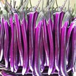 NO-GMO 180 Seeds, Long Purple Eggplant Seed High Yield Vegetable Seed for Planting Home Garden Heirloom Seeds