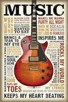 Music Inspires Me Guitar Quotes Pos