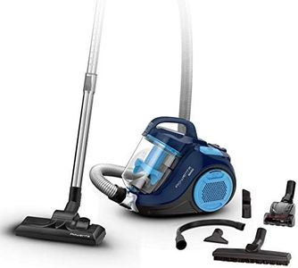 Rowenta Swift Power Cyclonic Staubsauger ohne Beutel, 900 Watt, saugstark, 1,2 L Staubbehälter, hohe Filtration, große Flächenabdeckung, beutelloser Staubsauger mit Kabel, blau, RO2981EA