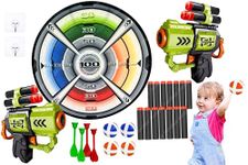 FunBlast Gun Toy for Kids – Gun with Sticky Target Dart, Foam Bullets & Sticky Balls, Target Shooting Games, Long Range Shooting Darts Gun Toy for Kids, Indoor Outdoor Fun Games