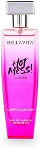 Bella Vita Luxury Hot Mess Perfumes for women | Eau De Parfum | Luxury Perfume for Women | Vegan & Cruelty-Free | Citrus Mandarin, Passion Fruit & Musk, Floral & Fruity| 100 ML (3.38 FL. OZ)