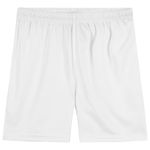 CityComfort Boys Activewear Shorts, Lightweight Breathable Training Shorts for PE or Sports (White, 5-6 Years)