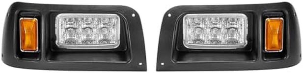 Blogole LED Headlights for Club Car DS Golf Cart 1993-Up Models, Replacement/Upgrade OEM 101988002, 101988001, CP1C2195US