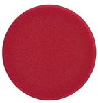 SONAX Red Hard Cutting & Polishing Pad 6.25 in. (160 mm) | Durable, Fine-Pored Pad for Abrasive Polishing of Vehicle Paint | High Absorption Capacity | Corrects Paint Defects