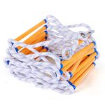 Emergency Fire Escape Ladder, 32.8FT Rope Ladder, Flame Resistant Safety Extension Ladder with 2 Hooks, Fast to Deploy Sturdy and Strong Portable and Reusable 2 Story,Weight Capacity up to 2000 LB