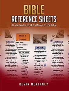 Bible Reference Sheets: Study Guide to all 66 Books of the Bible