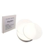 HeyWin 110mm Qualitative Filter Paper,Pack of 100,Laboratory Filter Paper Used for Filter Paper Science Experiment,also for Oil Industry Test