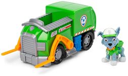 Paw Patrol, Rocky’s Recycle Truck, Toy Truck with Collectible Action Figure, Sustainably Minded Kids’ Toys for Boys & Girls Aged 3 and Up