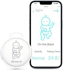 Sense-U Smart Baby Monitor with Sleep Movement Sensors: Tracks Your Baby's Rollover, Feeling Temperature and Sleep Position, Sleep Activity with Audio Alarm on Your Smartphone(Lite Version)