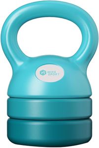 YANZHI Adjustable Kettlebell 5-12lbs, Blue, Cast Iron, Great for Women/Men Training Fitness, Full-Body Workout and Strength Training