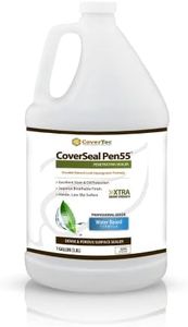 CoverSeal PEN55 Heavy Duty Concrete Sealer, Penetrating Oil and Stain Resistant, Long Lasting Clear Fluoropolymer (1 Gal)