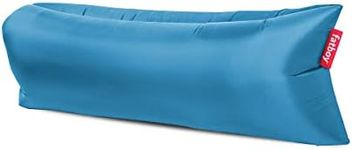 Fatboy Lamzac 3.0 Inflatable Sofa Lounger - Inflatable Chair for Adults & Kids - Camping Sofa - Blow Up Sofa - Lazy Air Sofa Bed - 200 x 90 x 50 cm - No pump needed - In & Outdoor Use - Blue