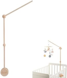 JETMHH Baby Crib Mobile Arm Holder - 36 Inch Large Version Safe Anti Slip Baby Mobile Hanger