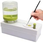 Makeup Brush Cleaner Paint Brush Rinser Makeup Brush Cleaner Machine for Cleaning Acrylic and Water Based Paint (Green)