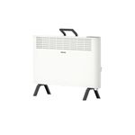 STIEBEL ELTRON new floorstanding convector, electric heater CNS 2000 Plus LCD move (UK), 2000 W for about 25 sqm, TÜV approved, 7-day timer, overheating protection, white, 207061