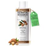 KERATIN RESEARCH Complex Brazilian Hair Treatment 120Ml Professional Results Straighten And Smooths Hair (Kt 120Ml (Keratin Treatment Only))