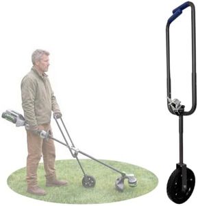 STARTINGTOOL Weed Eater Handle, 3IN1 Arm Back Saver String Trimmer Weeding Handle Extension with Wheels, Universal Weedeater Grip Tool for Lawn Care, Edge Weeder Trimming Attachments