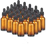 24PACK 5-100ML Dropper Glass Bottle Amber Bottle (24PCS 30ML)