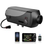 HCALORY Diesel Heater 8KW,12V 24V Portable Diesel Air Heater with Bluetooth Control and LCD Screen,Parking Bunk Heater All-in-one,Support 10L Fuel Tank for Car Trucks Boat RV Trailer Camper