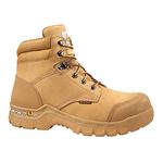 Carhartt Men's 6" Rugged Flex Waterproof Breathable Composite Toe Leather Work Boot CMF6356, Wheat, 11 M US