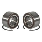 Kugel Front Wheel Bearing Pair Replacement For Ford Focus Fiesta EcoSport Mazda 2 - Left Right Side (Driver Passenger) K70-100502