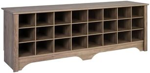 Prepac Cabinet Shoe Cubby Bench, 15