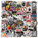 HNTR Cycling Stickers | 50 Bike Rider MTB Decals