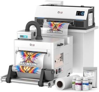 DXZ A3 DTF Printer with Shaker Oven, High-Speed with XP600 Printhead, 4.5” LED Multi-Function Touch Screen, 13'' Apparel Printer T-Shirt Printing, Auto-Cleaning, Air Purifier and 2-Year Ink Included