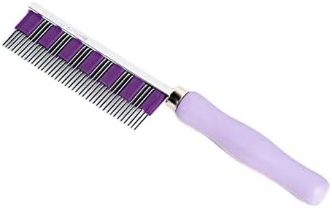 Small Pet Select - Hair Buster Comb for Rabbits, Cats and Dogs, Metal Pet Comb for Shedding and Detangling, Grooming Tool for Small Pets with Long and Short Fur