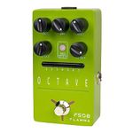 FLAMMA FS08 Octave Pedal Electric Guitar Polyphonic Octave Effects Pedal Dry Signal Control 7 Presets Slots