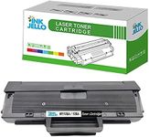 InkJello Toner Cartridge For Printer, Compatibile with HP Laser 107 107a 107w MFP 130 MFP 135a MFP 135ag MFP 135w MFP 135wg MFP 137fnw MFP 137fwg MFP 138fnw MFP 138fw MFP 138p W1106A 106A (Black)