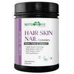 Nutronova Hair Skin And Nail Gummy With Biotin,Folate And Vitamin A, C, E, B6, B12 For Women And Men (30 (pack of 1))