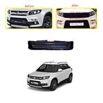 Car Front Grill Full Black Raange Roover Style for Vitara Brezza Type 1 (2016-2019)