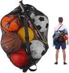 Mesh Ball Bag with Shoulder Strap. 