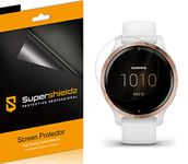 Supershieldz (3 Pack) Designed for Garmin Venu 2S Screen Protector, (Full Coverage) High Definition Clear Shield (TPU)