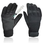 Intra-FIT Needle Puncture & Cut Resistant Gloves, Flexible and Breathable Safety Work Gloves for Men Size M