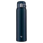 Zojirushi (ZOJIRUSHI) Water Bottle Direct Drinking [One-Touch Open] Stainless Mug 600ml Navy SM-SF60-AD